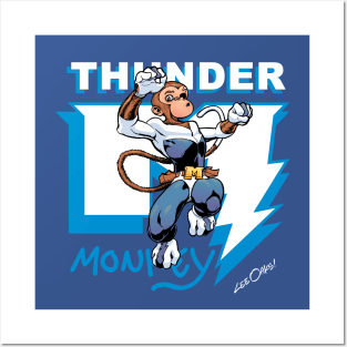 Classic logo with Thunder Monkey Posters and Art